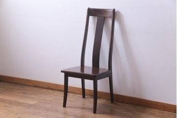 中古　民芸家具　洗練された大人の雰囲気が漂うチェア(椅子、ダイニングチェア)(2)