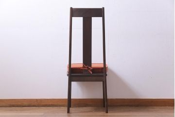 中古　民芸家具　洗練された大人の雰囲気が漂うチェア(椅子、ダイニングチェア)(3)