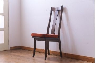 中古　民芸家具　洗練された大人の雰囲気が漂うチェア(椅子、ダイニングチェア)(3)