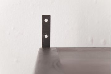 ラフジュ工房オリジナル　古い木の味わいが楽しめるパタパタ扉の壁掛け収納棚(ウォールシェルフ、戸棚)(R-034336)(3)