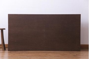 ラフジュ工房オリジナル　リメイク家具　明治期の松材が味わい深いパタパタ扉のリビングボード(下駄箱、収納棚、サイドボード)(2)