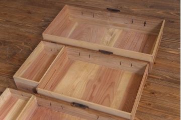 アンティーク家具　和製アンティーク　前面桐材　極上の作りが魅力を放つ会津帳場箪笥(和タンス、時代箪笥、桐箪笥、桐たんす)