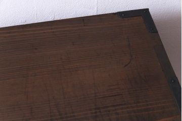 アンティーク家具　和製アンティーク　前面桐材　極上の作りが魅力を放つ会津帳場箪笥(和タンス、時代箪笥、桐箪笥、桐たんす)