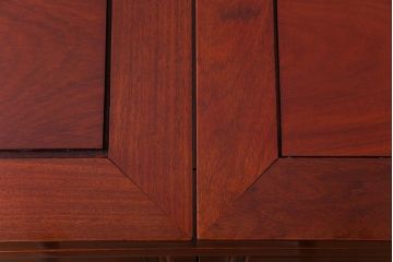 ビンテージ　カリン材　天板拡張式　ワインセラー&カウンターキャビネット(収納、バーキャビネット、サイドボード、花梨材)(定価約70万円)