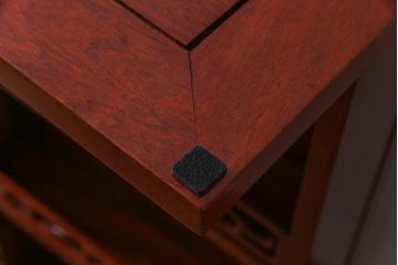 ビンテージ　カリン材　天板拡張式　ワインセラー&カウンターキャビネット(収納、バーキャビネット、サイドボード、花梨材)(定価約70万円)