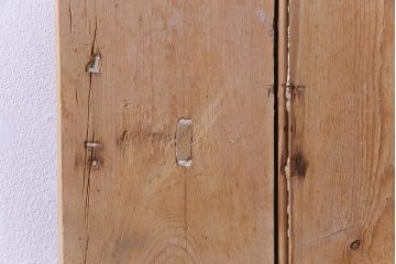 フランスアンティーク　素朴な佇まいが雰囲気のあるコテージドア(木製ドア、ディスプレイ、扉)