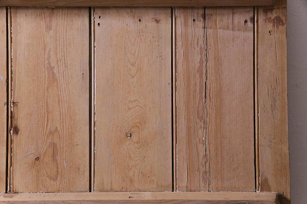 フランスアンティーク　素朴な佇まいが雰囲気のあるコテージドア(木製ドア、ディスプレイ、扉)