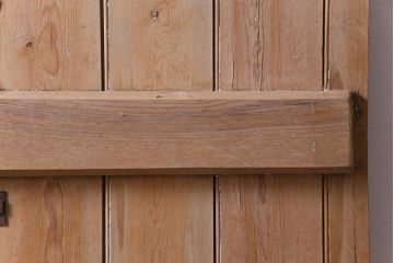 フランスアンティーク　素朴な佇まいが雰囲気のあるコテージドア(木製ドア、ディスプレイ、扉)