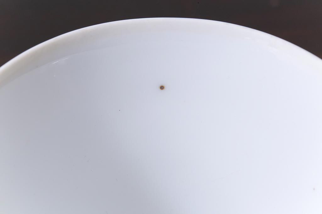 昭和レトロ　戦前　倉知陶器　青いバラがエレガントなカップ&ソーサー2客セット(洋食器)(3)