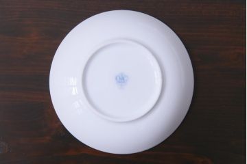 中古　大倉陶園(オークラ)　クローバの模様が可愛らしい小皿9枚セット(洋食器)