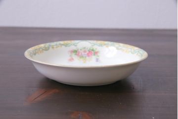 中古　オールドノリタケ(Noritake、則武)　ARVANA　エレガントな花柄の小皿6枚セット(プレート、洋食器)