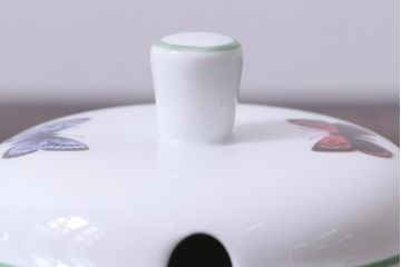 ROYAL WORCESTER(ロイヤルウースター)　WORCESTER　HERBS(ウースターハーブ)　ティーセット3点(シュガーポット、クリーマー)