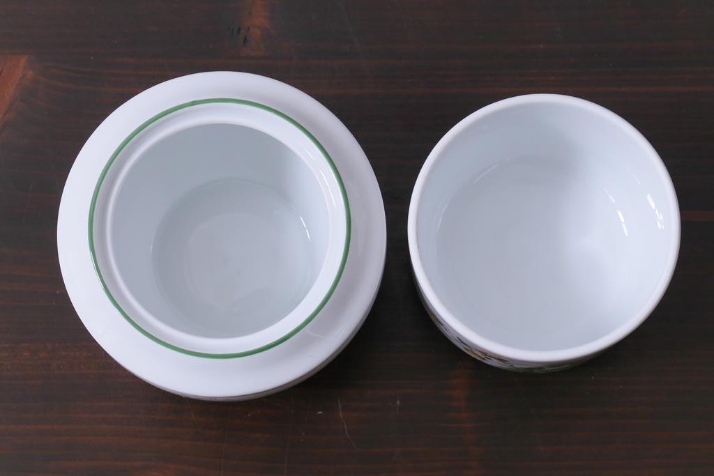 ROYAL WORCESTER(ロイヤルウースター)　WORCESTER　HERBS(ウースターハーブ)　ティーセット3点(シュガーポット、クリーマー)