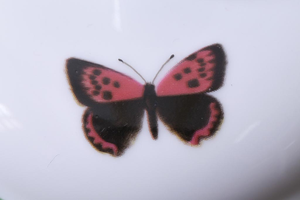 ROYAL WORCESTER(ロイヤルウースター)　WORCESTER　HERBS(ウースターハーブ)　ティーセット3点(シュガーポット、クリーマー)