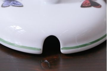 ROYAL WORCESTER(ロイヤルウースター)　WORCESTER　HERBS(ウースターハーブ)　ティーセット3点(シュガーポット、クリーマー)