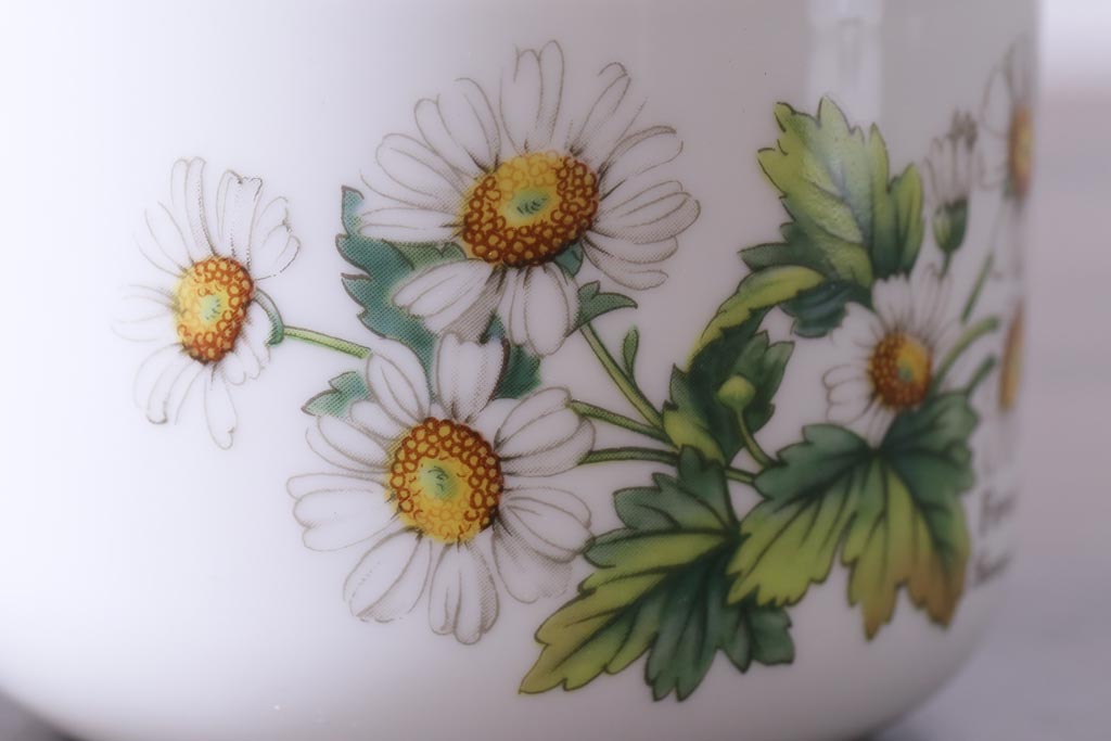 ROYAL WORCESTER(ロイヤルウースター)　WORCESTER　HERBS(ウースターハーブ)　ティーセット3点(シュガーポット、クリーマー)