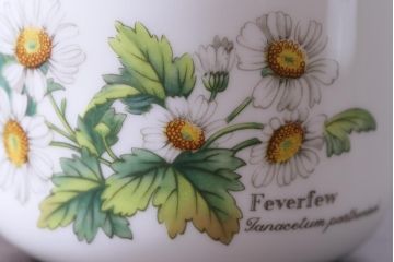 ROYAL WORCESTER(ロイヤルウースター)　WORCESTER　HERBS(ウースターハーブ)　ティーセット3点(シュガーポット、クリーマー)