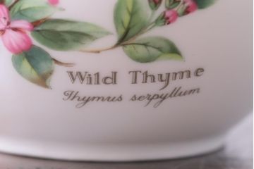 ROYAL WORCESTER(ロイヤルウースター)　WORCESTER　HERBS(ウースターハーブ)　ティーセット3点(シュガーポット、クリーマー)