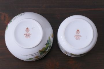 ROYAL WORCESTER(ロイヤルウースター)　WORCESTER　HERBS(ウースターハーブ)　ティーセット3点(シュガーポット、クリーマー)