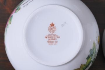 ROYAL WORCESTER(ロイヤルウースター)　WORCESTER　HERBS(ウースターハーブ)　ティーセット3点(シュガーポット、クリーマー)