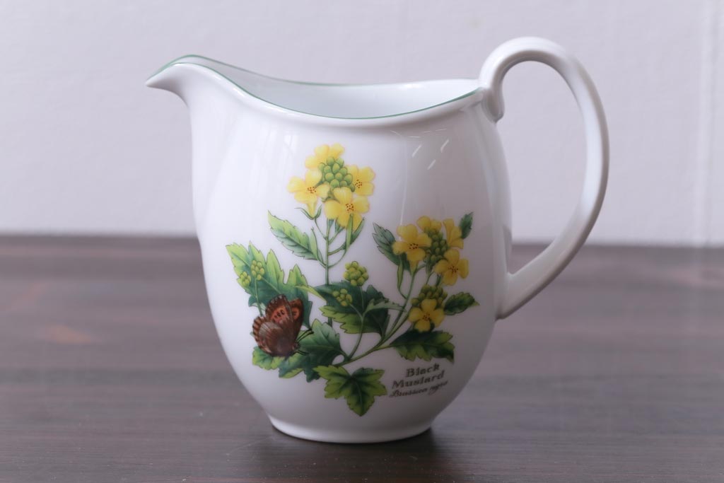 ROYAL WORCESTER(ロイヤルウースター)　WORCESTER　HERBS(ウースターハーブ)　ティーセット3点(シュガーポット、クリーマー)