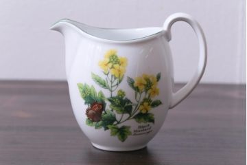 ROYAL WORCESTER(ロイヤルウースター)　WORCESTER　HERBS(ウースターハーブ)　ティーセット3点(シュガーポット、クリーマー)
