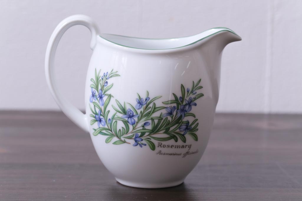 ROYAL WORCESTER(ロイヤルウースター)　WORCESTER　HERBS(ウースターハーブ)　ティーセット3点(シュガーポット、クリーマー)