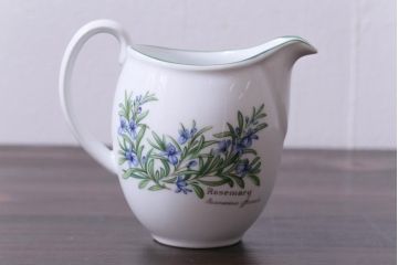ROYAL WORCESTER(ロイヤルウースター)　WORCESTER　HERBS(ウースターハーブ)　ティーセット3点(シュガーポット、クリーマー)
