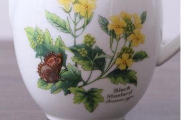 ROYAL WORCESTER(ロイヤルウースター)　WORCESTER　HERBS(ウースターハーブ)　ティーセット3点(シュガーポット、クリーマー)