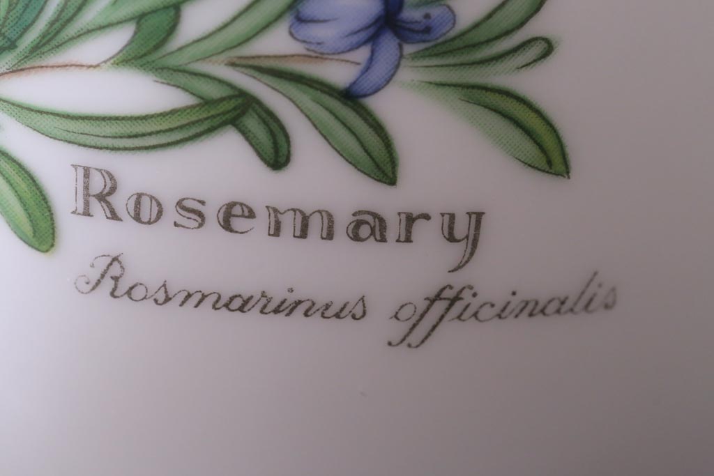 ROYAL WORCESTER(ロイヤルウースター)　WORCESTER　HERBS(ウースターハーブ)　ティーセット3点(シュガーポット、クリーマー)