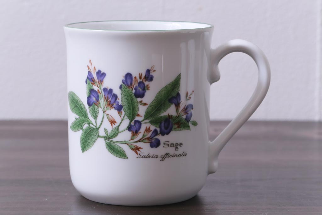 ROYAL WORCESTER(ロイヤルウースター)　WORCESTER　HERBS(ウースターハーブ)　コーヒーカップ3点セット