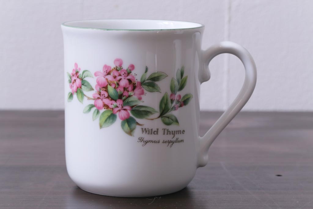 ROYAL WORCESTER(ロイヤルウースター)　WORCESTER　HERBS(ウースターハーブ)　コーヒーカップ3点セット