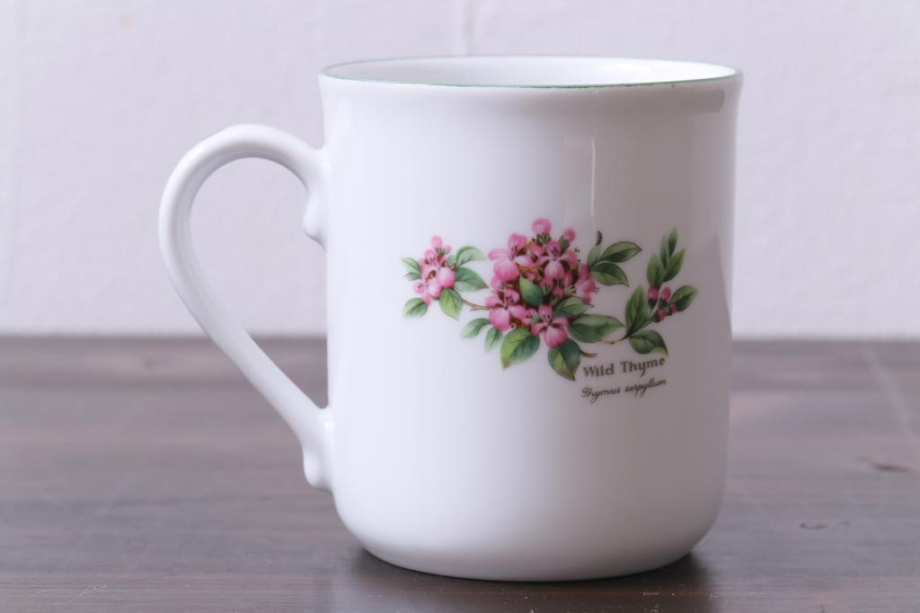 ROYAL WORCESTER(ロイヤルウースター)　WORCESTER　HERBS(ウースターハーブ)　コーヒーカップ3点セット