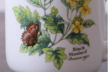 ROYAL WORCESTER(ロイヤルウースター)　WORCESTER　HERBS(ウースターハーブ)　コーヒーカップ3点セット