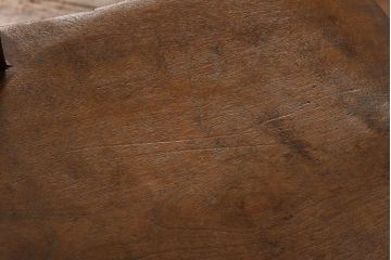 アンティーク家具　イギリスアンティーク　木のぬくもりと品のある佇まいが魅力的なチェア(ダイニングチェア、板座チェア)