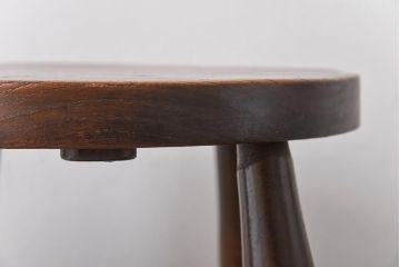 ヴィンテージ家具　イギリスビンテージ　ぬくもり感じる風合いのレトロなスツール(椅子、花台)