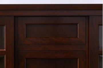 中古　松本民芸家具　特注品　すっきりとしたモダンなリビングボード(収納棚、戸棚)