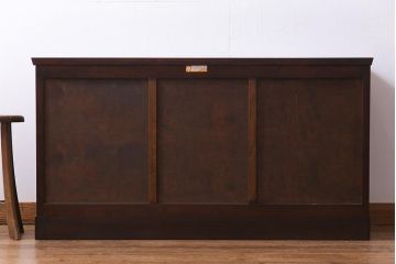 中古　松本民芸家具　特注品　すっきりとしたモダンなリビングボード(収納棚、戸棚)