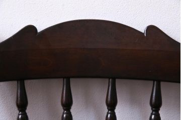 中古美品　松本民芸家具　クラシカルな16型スピンドルチェア(ダイニングチェア、椅子)(1)