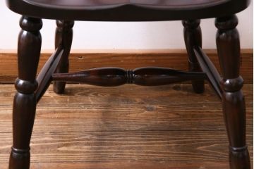 中古美品　松本民芸家具　クラシカルな16型スピンドルチェア(ダイニングチェア、椅子)(2)