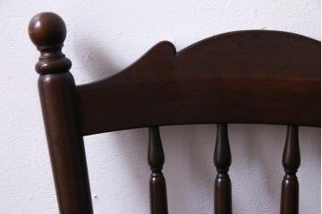 中古美品　松本民芸家具　クラシカルな16型スピンドルチェア(ダイニングチェア、椅子)