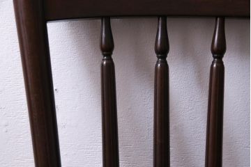 中古美品　松本民芸家具　クラシカルな16型スピンドルチェア(ダイニングチェア、椅子)