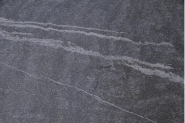 アンティーク家具　イタリア　MAGEIA　チーク材　個性的なストーントップテーブル(カフェテーブル)