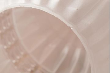 フランスビンテージ　幾何学模様がモダンなフロストガラスシェードのペンダントライト(天井照明)