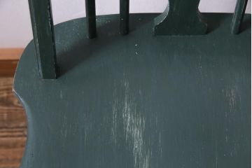 ペイント家具　イギリスビンテージ　クラシカルなデザインのチェア(椅子)