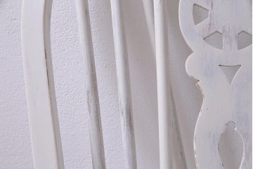 ペイント家具　イギリスビンテージ　フレンチ風にも活躍するホイールバックチェア(椅子)(2)