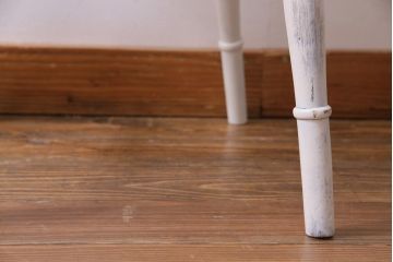 ペイント家具　イギリスビンテージ　フレンチ風にも活躍するホイールバックチェア(椅子)(2)