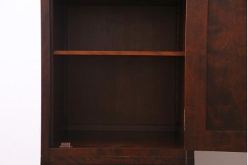 中古　北海道民芸家具　#536 細身で取り入れやすい上品なロッカータンス(収納棚、ワードローブ)
