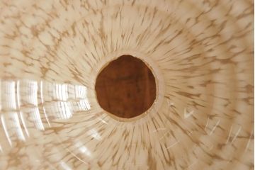 イギリスアンティーク　マーブルガラスがおしゃれなペンダントライト(天井照明)