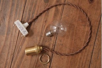 イギリスアンティーク　マーブルガラスがおしゃれなペンダントライト(天井照明)